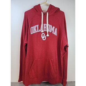 Oklahoma Sooners Sweatshirt Men Women Red 2XL Hoodie Pullover Embroidered Pocket